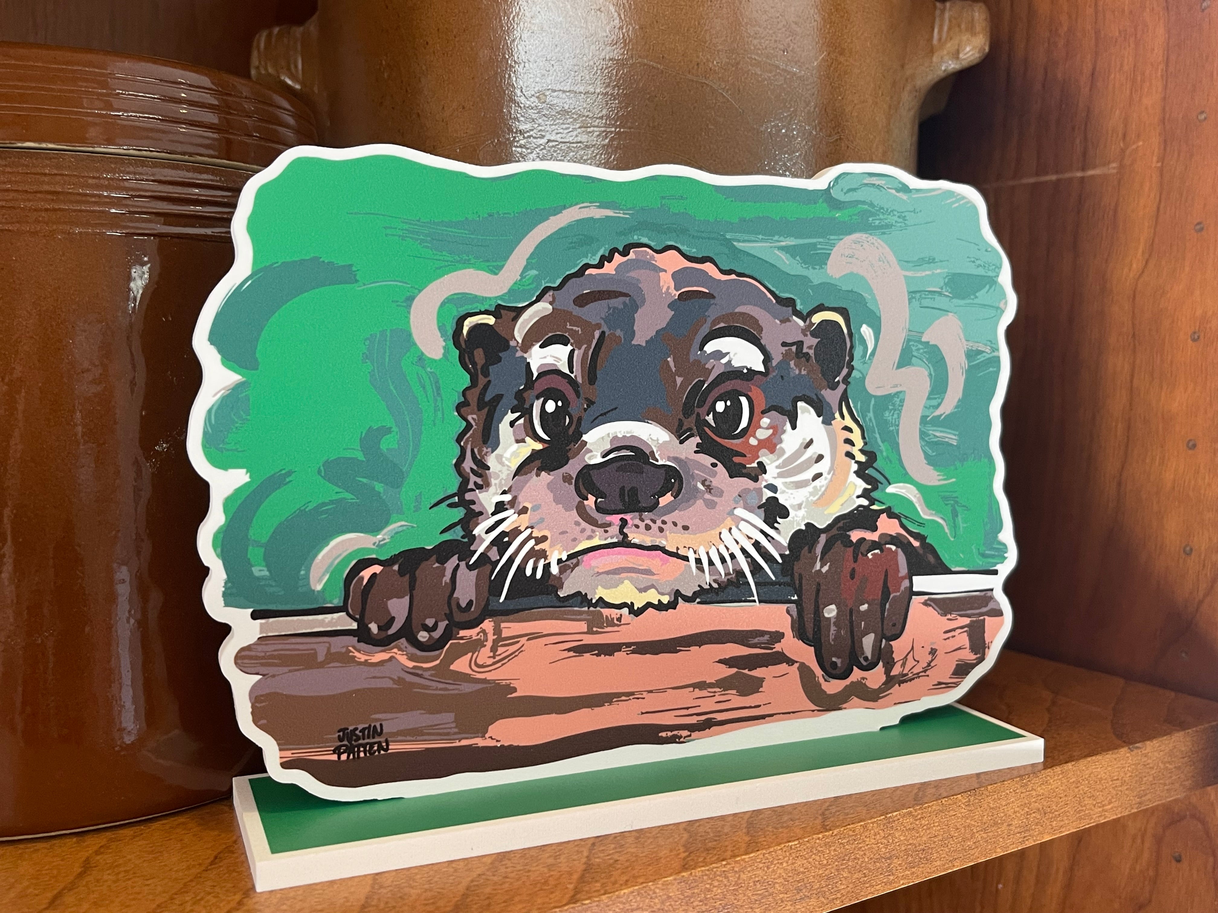 Otter Standee by Justin Patten (Animal Kingdom, Zoo, Animals)