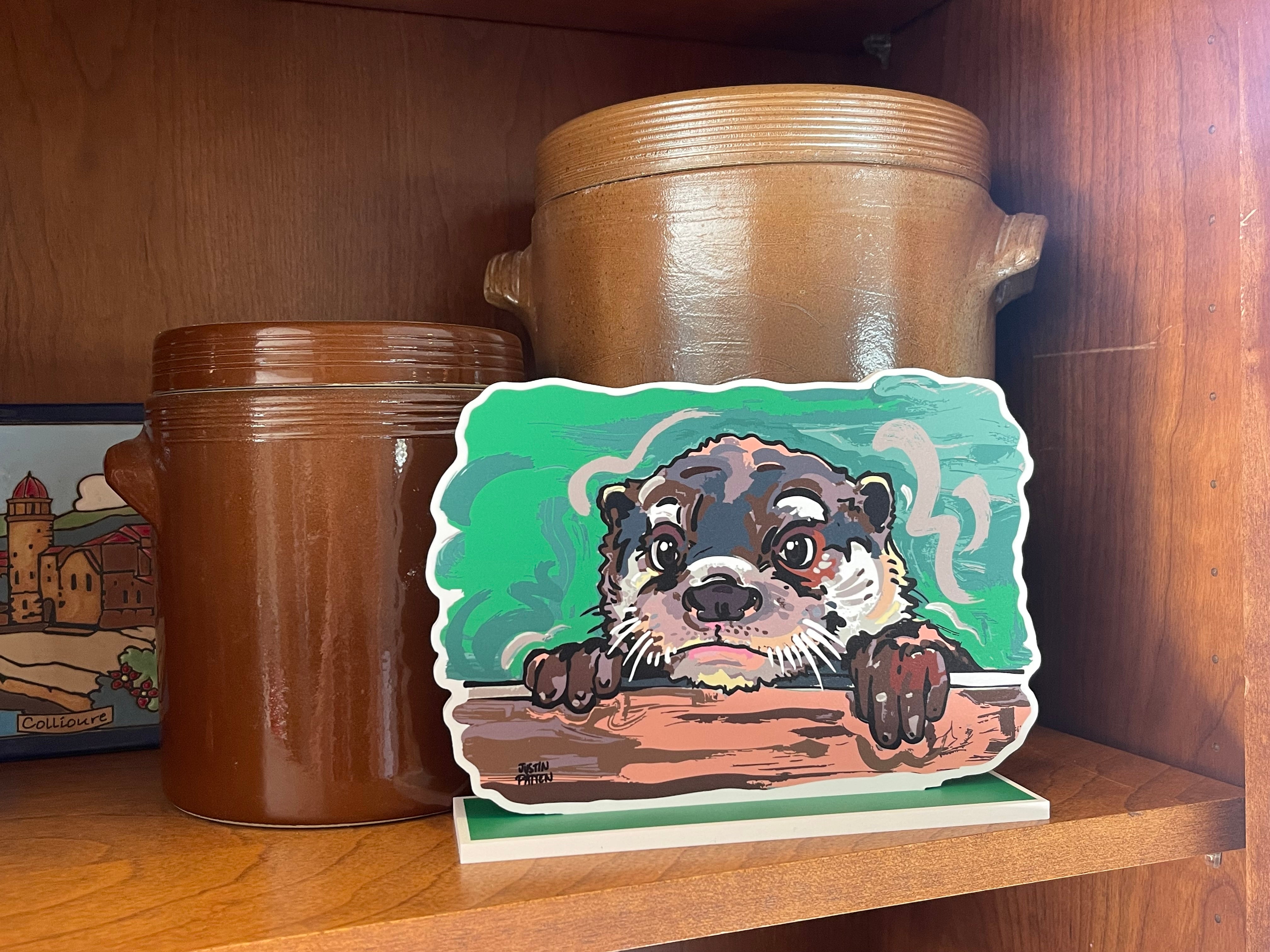 Otter Standee by Justin Patten (Animal Kingdom, Zoo, Animals)