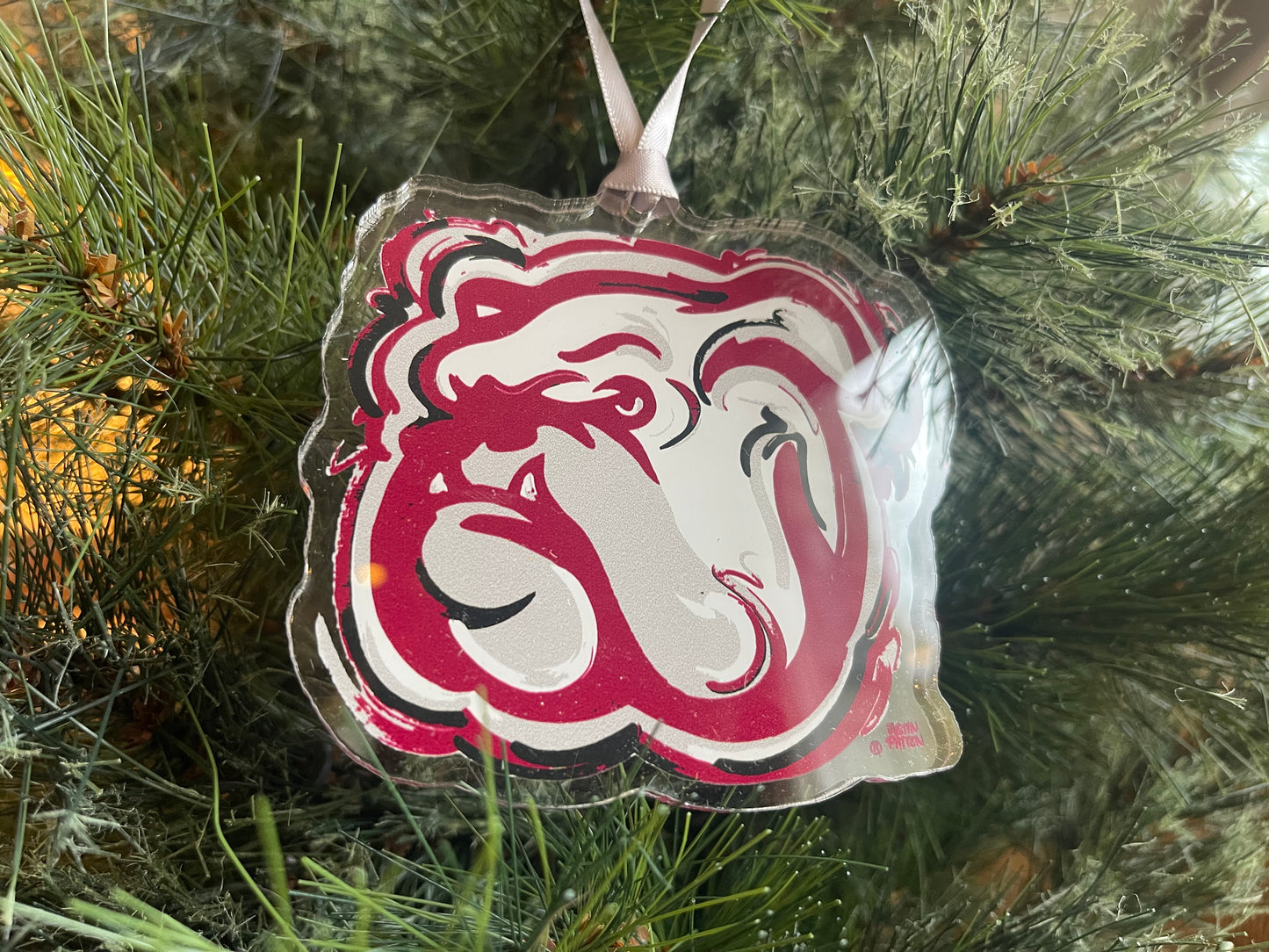 Mississippi State University Mascot Ornament by Justin Patten