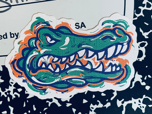 University of Florida Gators Durable Sticker by Justin Patten