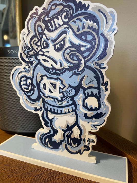 University Of North Carolina Mascot Standee by Justin Patten