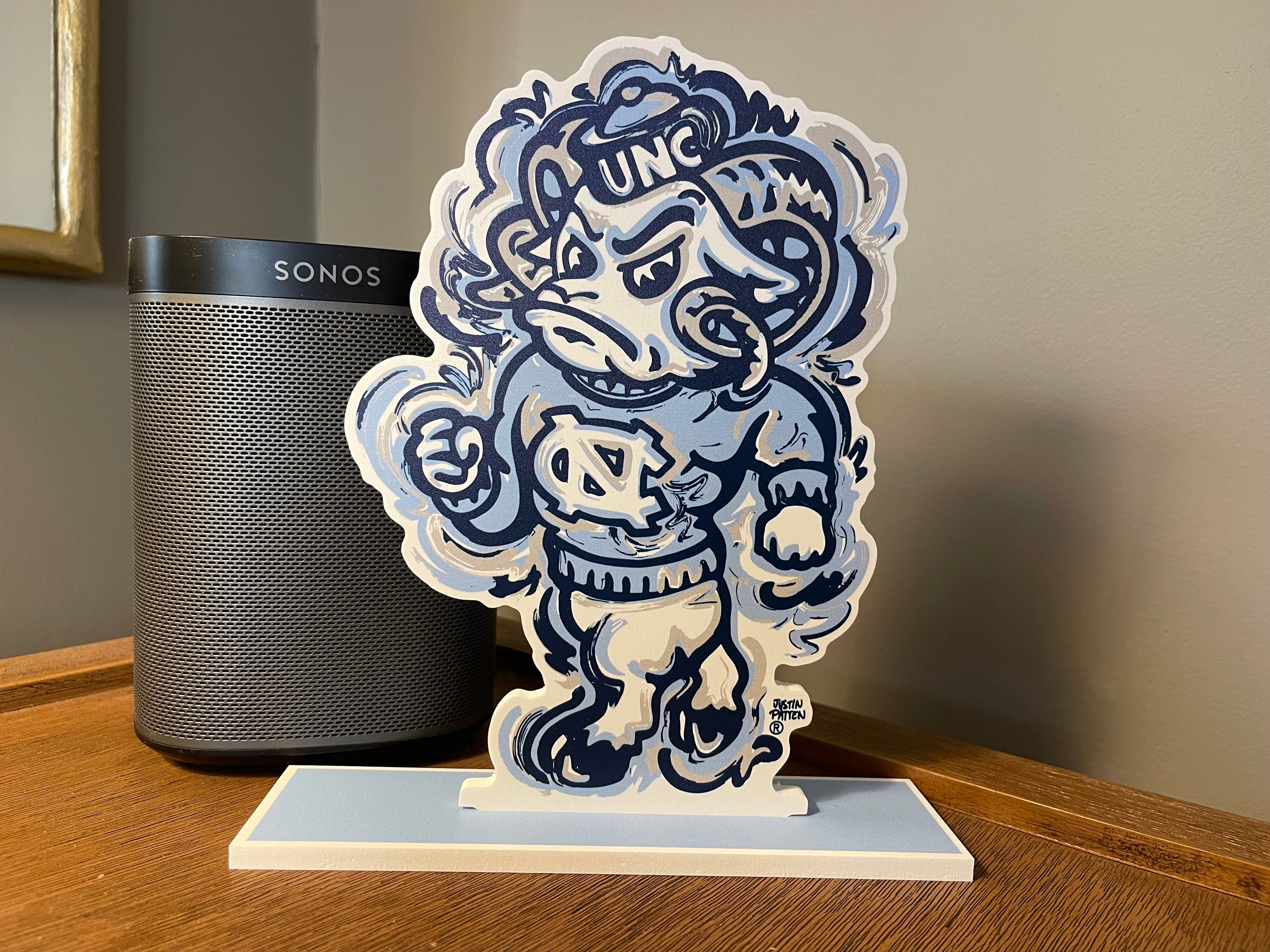 University Of North Carolina Mascot Standee by Justin Patten