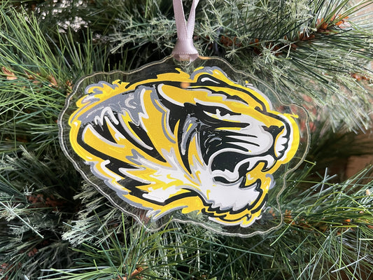 University of Missouri Painted Logo Ornament by Justin Patten