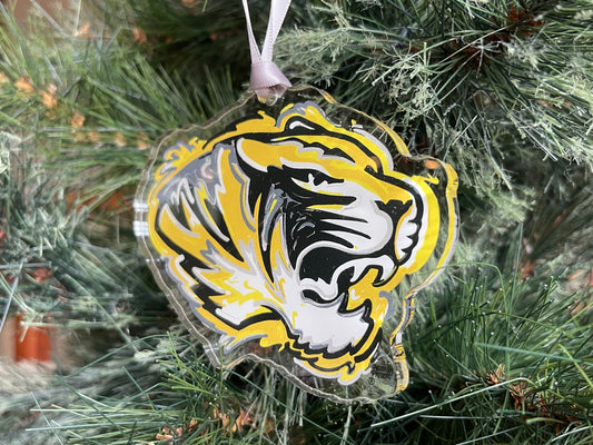 University of Missouri Painted Logo Ornament by Justin Patten