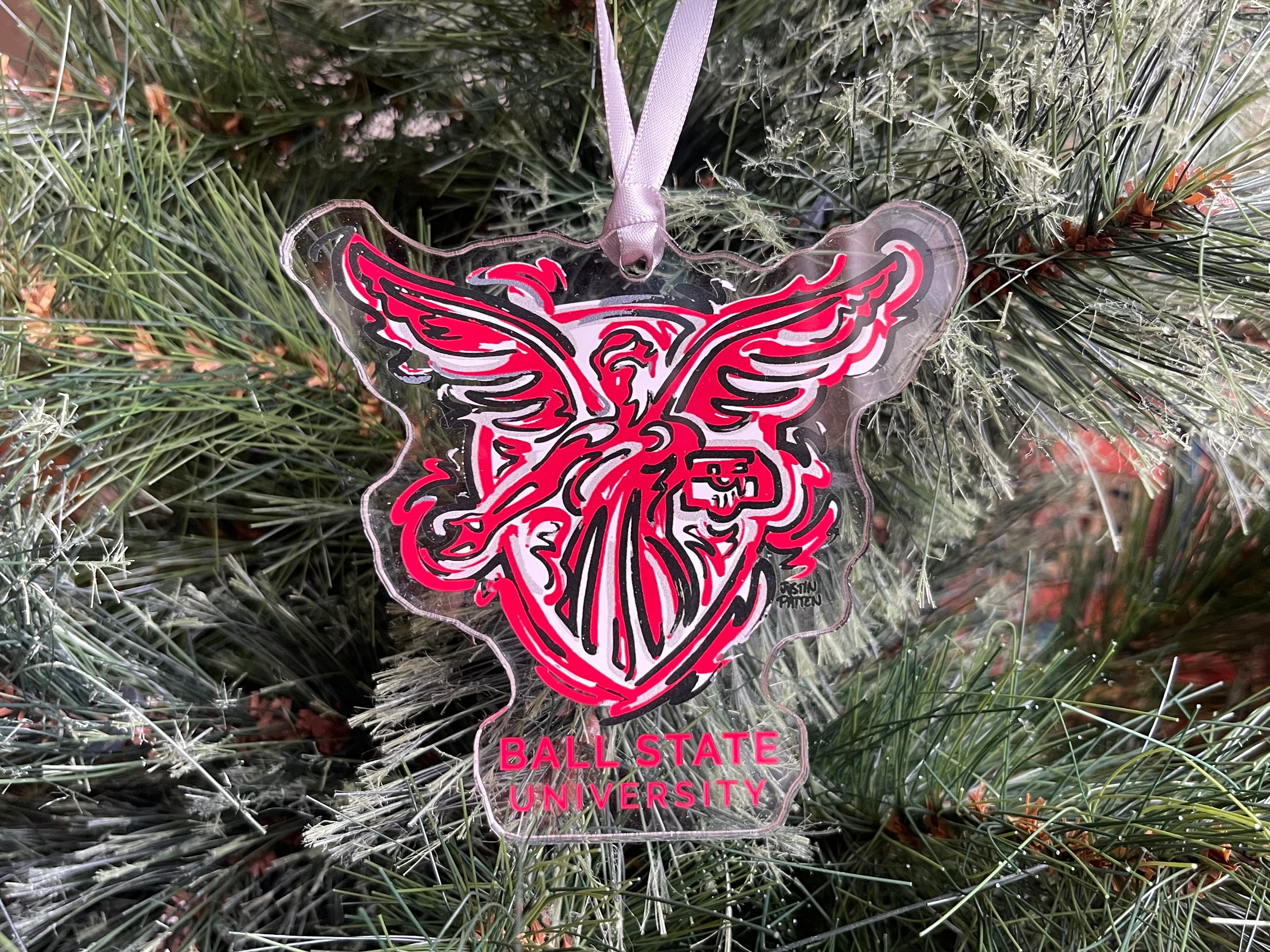 Ball State University Benny Ornament by Justin Patten