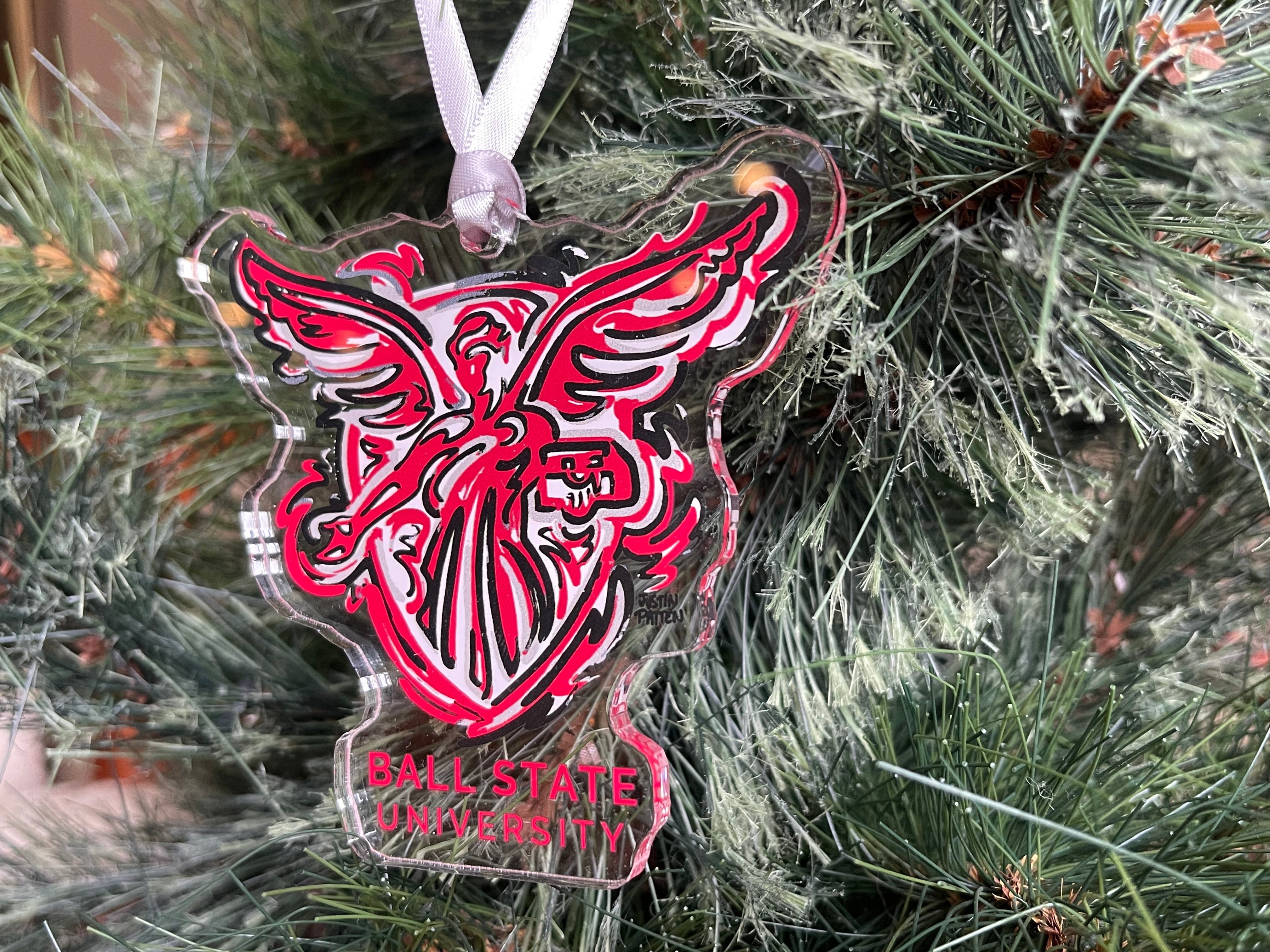 Ball State University Benny Ornament by Justin Patten