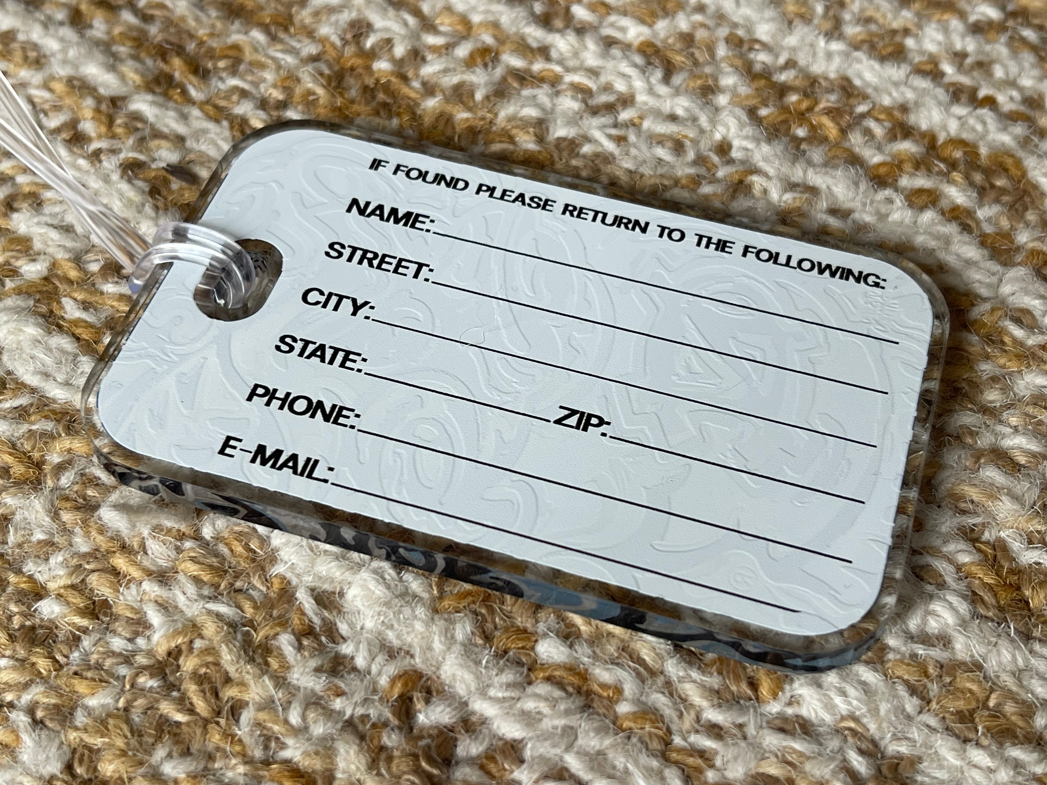 University of North Carolina Bag Tag by Justin Patten