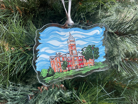 Clemson University Tillman Hall Ornament by Justin Patten