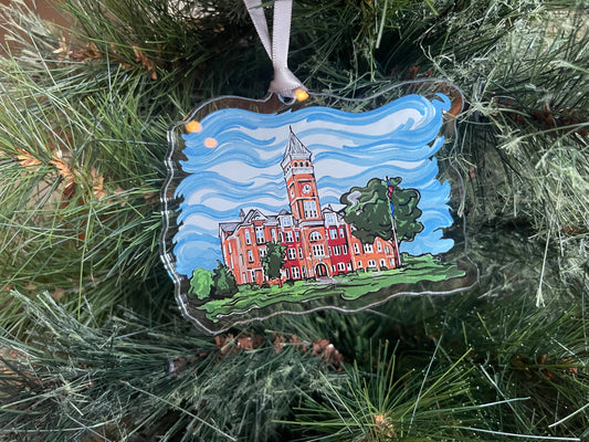 Clemson University Tillman Hall Ornament by Justin Patten