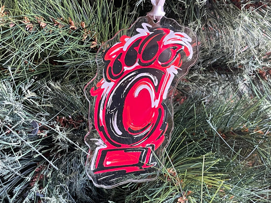 University of Cincinnati Bearcats Ornament by Justin Patten