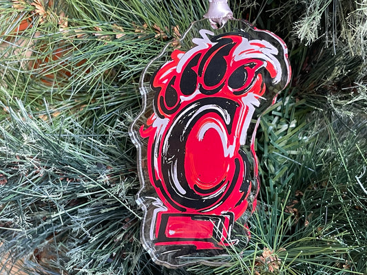 University of Cincinnati Bearcats Ornament by Justin Patten