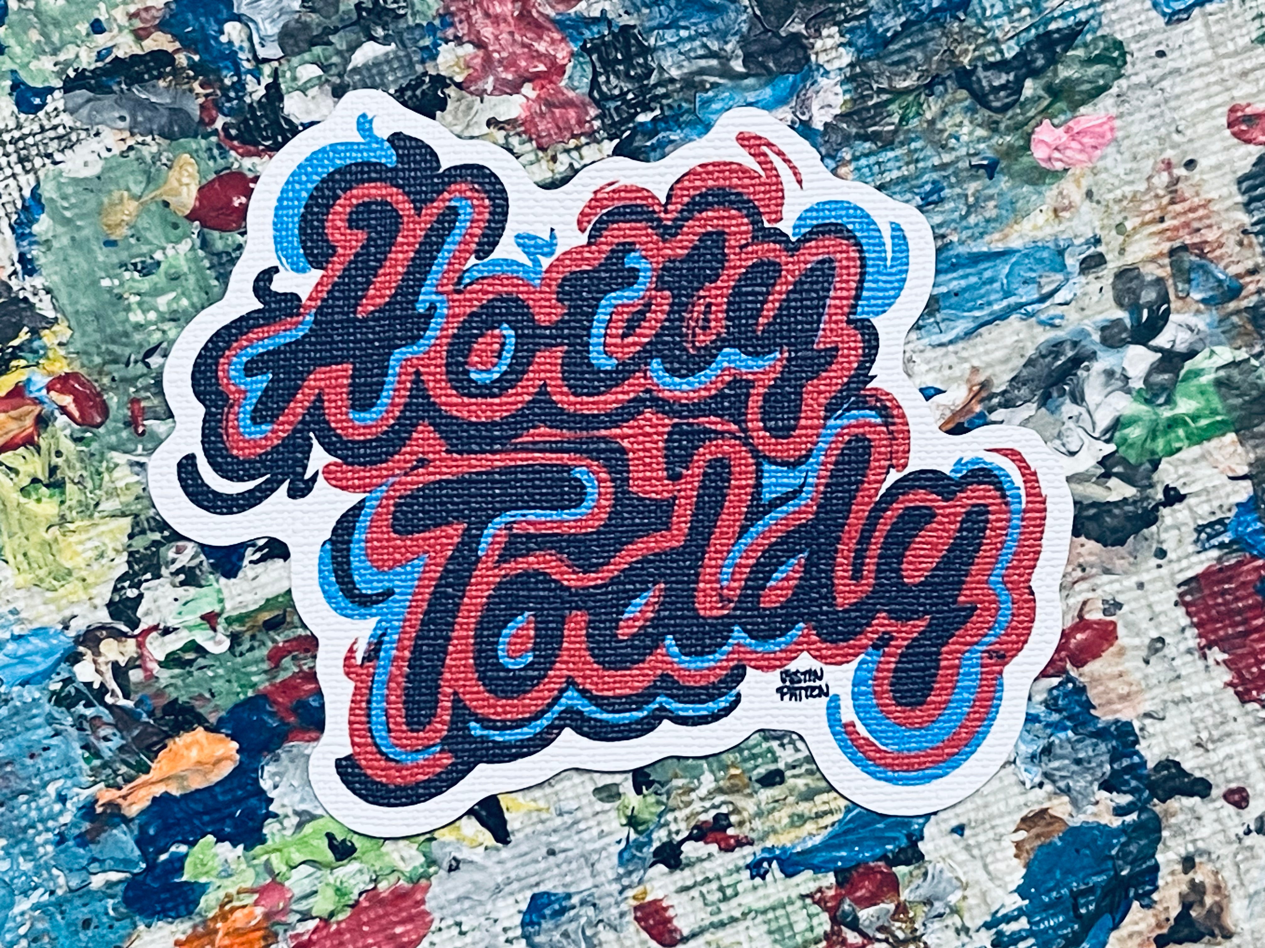 University of Mississippi Ole Miss Hotty Toddy Durable Sticker by Justin Patten