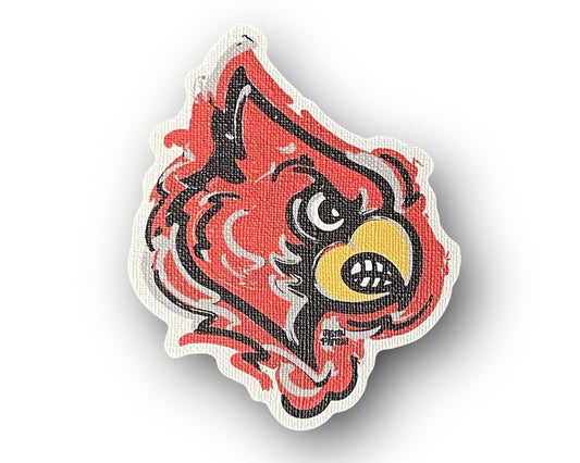 University of Louisville Cardinal Logo Durable Sticker by Justin Patten