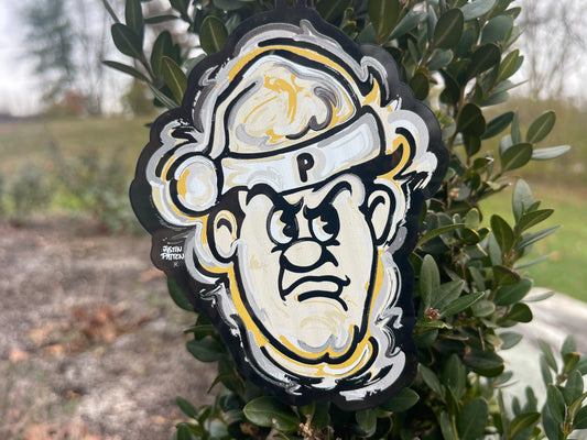 Purdue University Santa Pete Ornament by Justin Patten