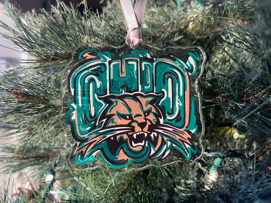 Ohio University Ornament by Justin Patten