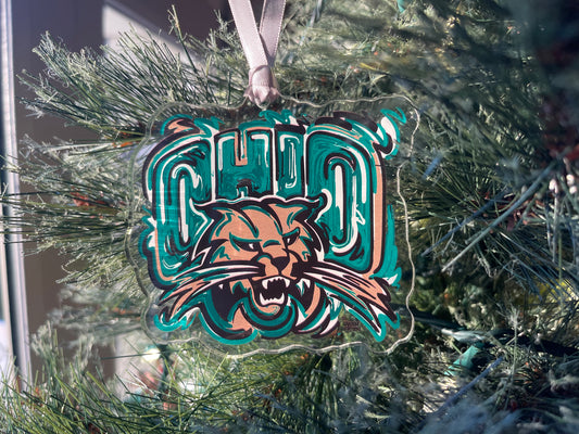 Ohio University Ornament by Justin Patten