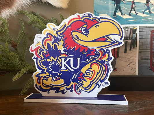 University of Kansas Jayhawks Standee by Justin Patten