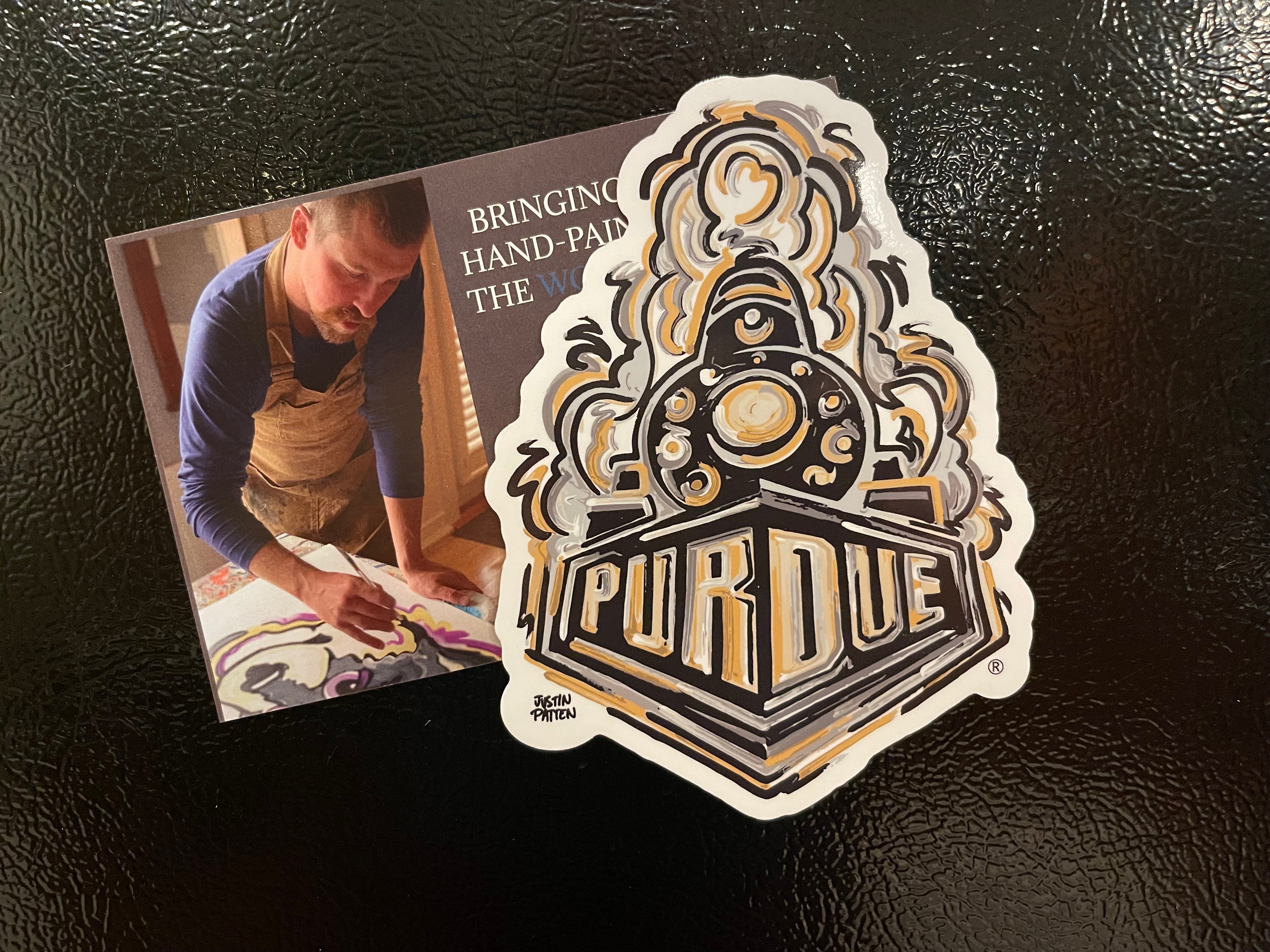 Purdue Boilermaker Special Magnet by Justin Patten