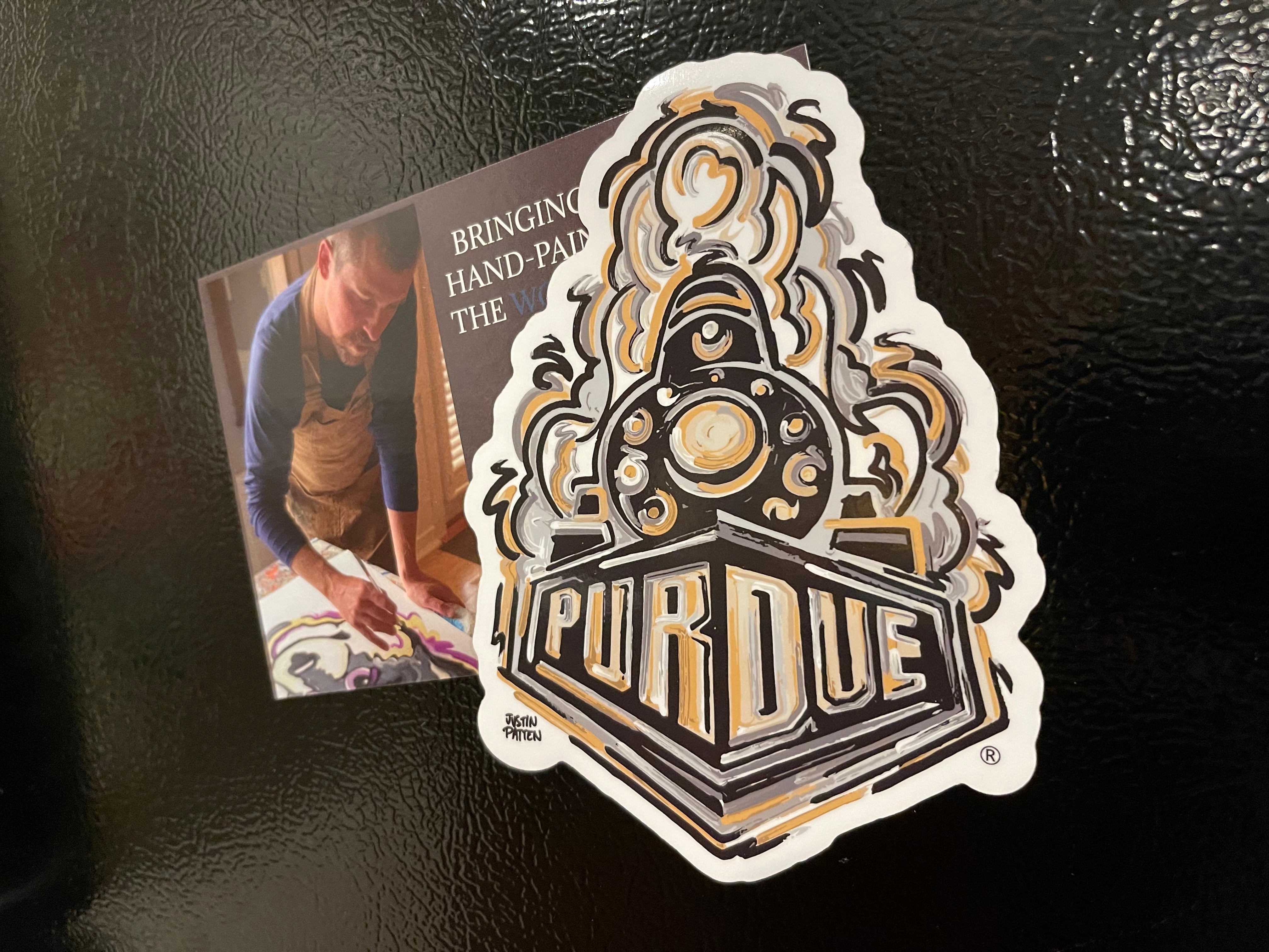 Purdue Boilermaker Special Magnet by Justin Patten