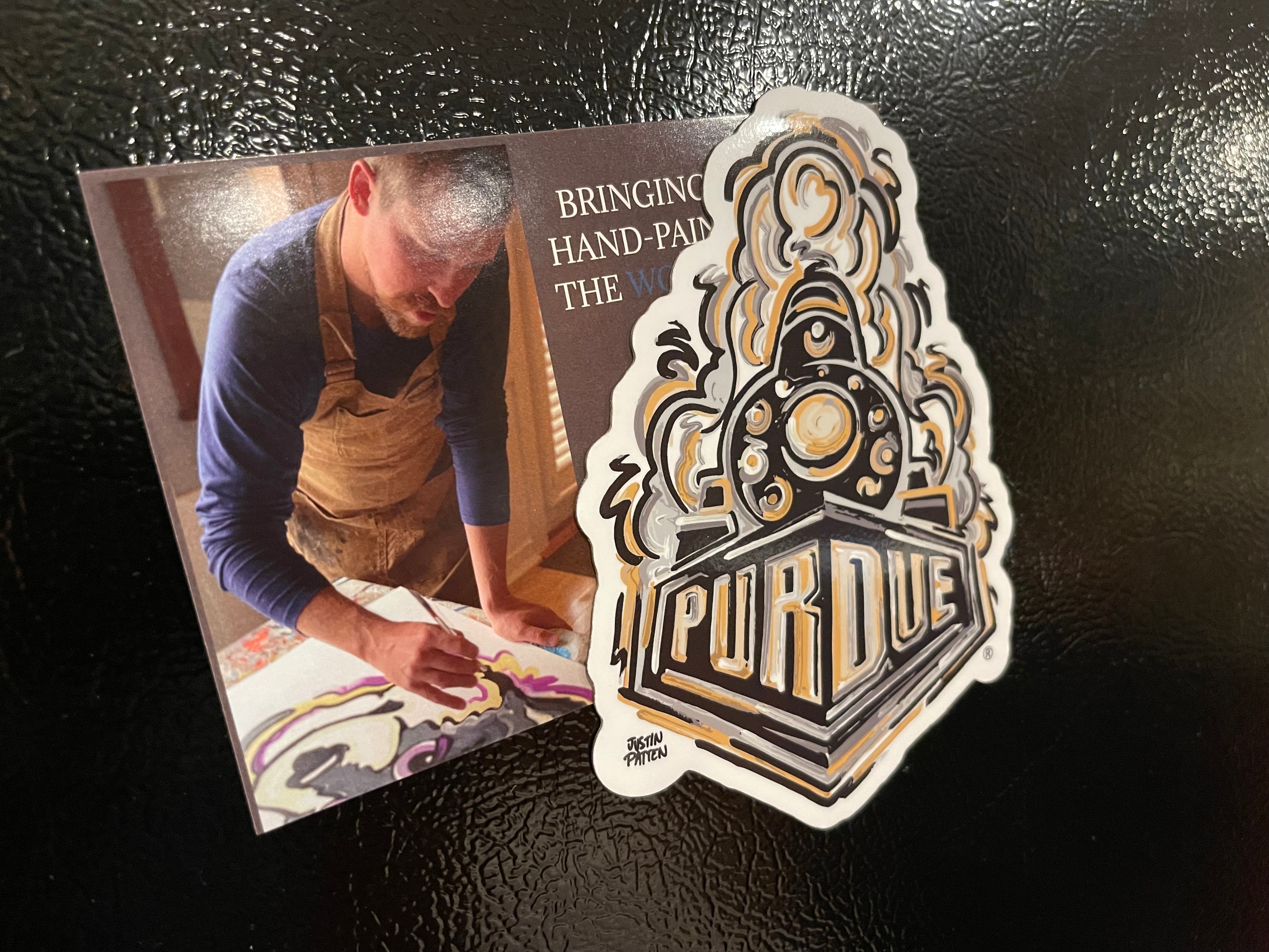 Purdue Boilermaker Special Magnet by Justin Patten