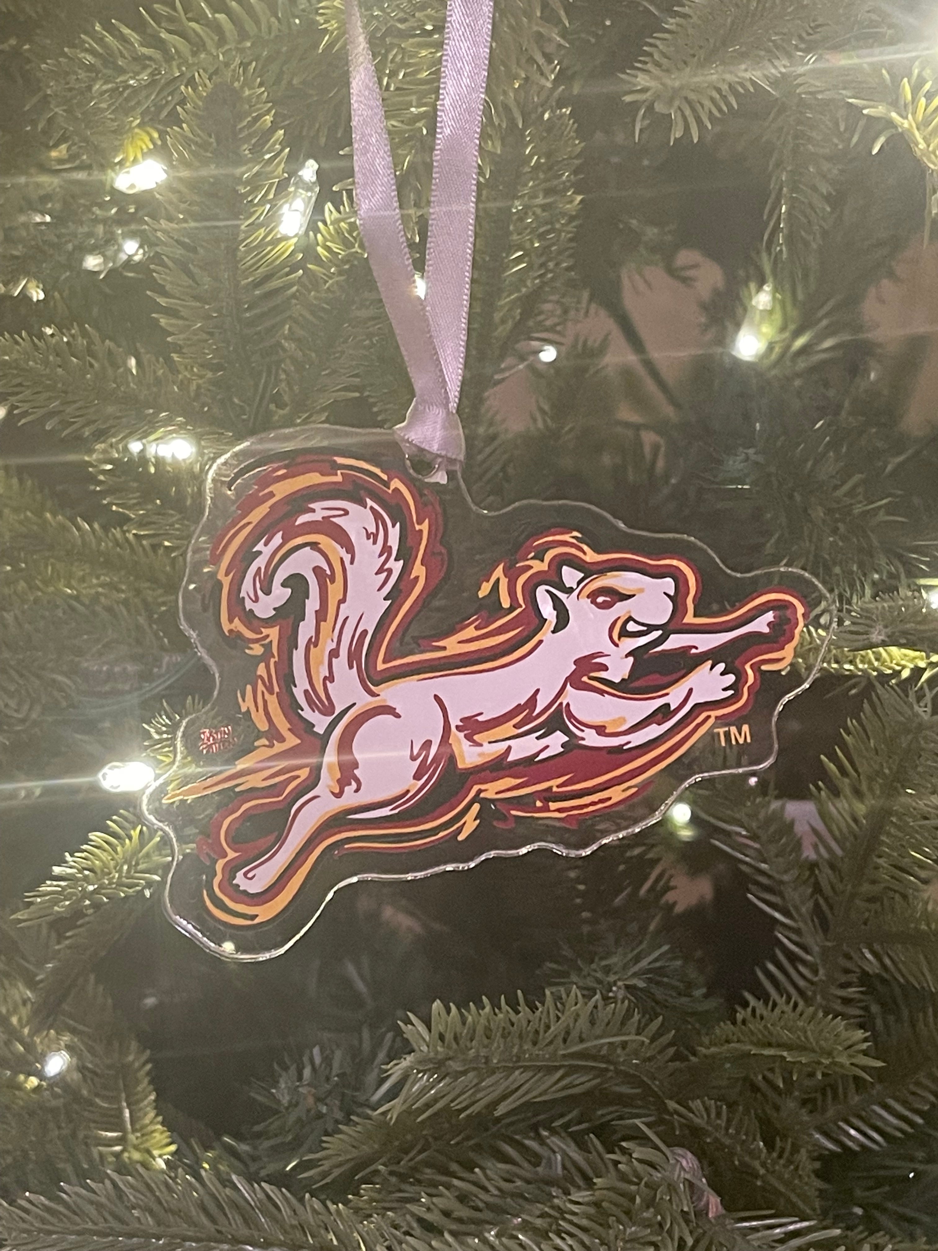 Oberlin College Mascot Yeobie Ornament by Justin Patten
