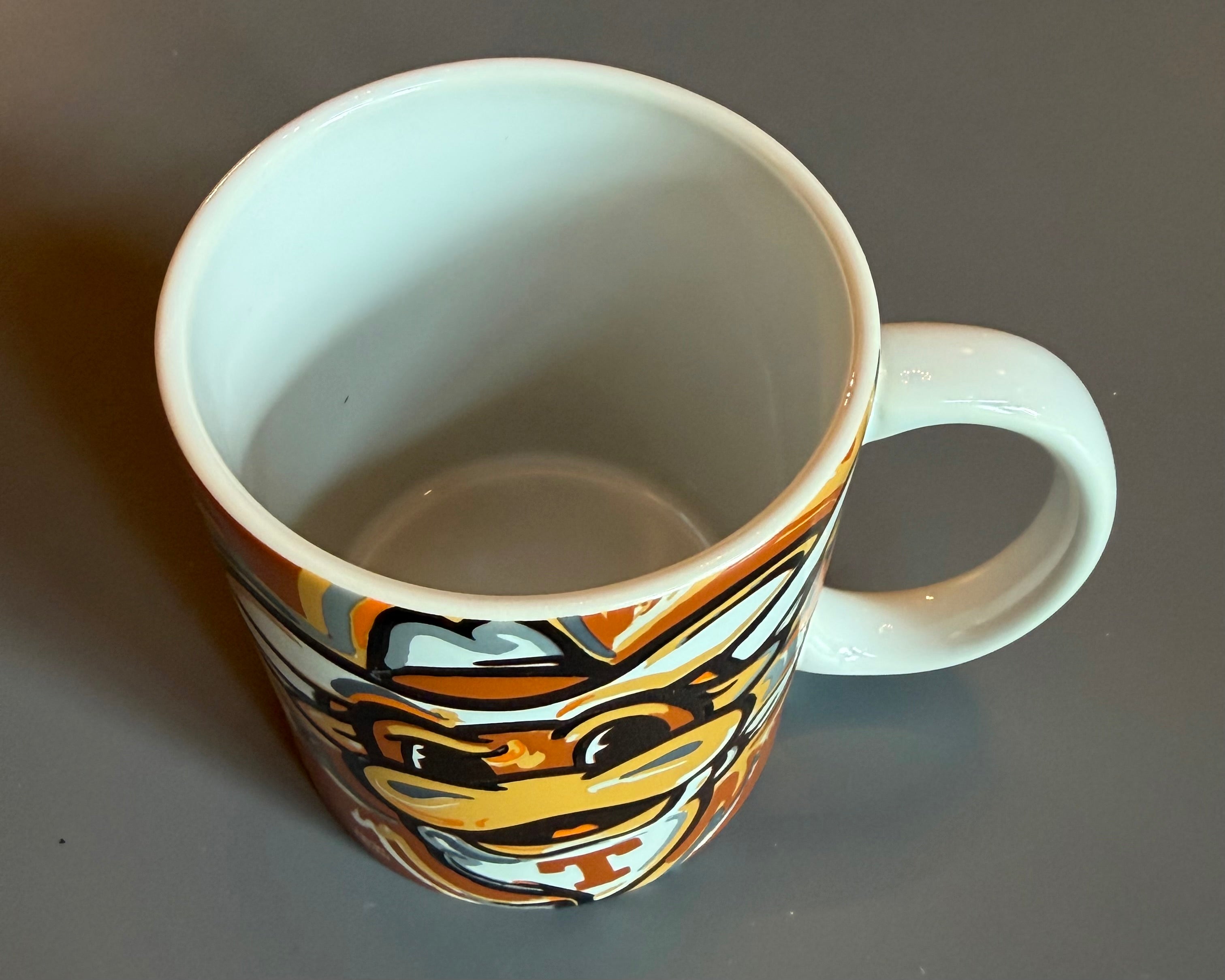 Texas Longhorns Mascot 11oz. Mug by Justin Patten (Hook'em Horns, Austin, Drink, Bevo)