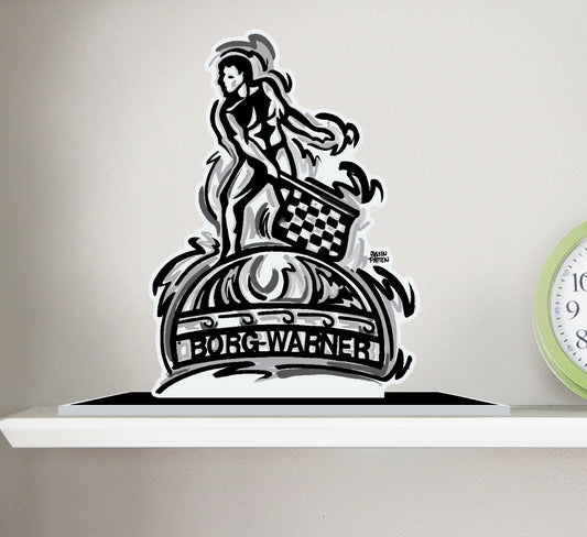 Borg Warner Trophy Standee by Justin Patten (Indianapolis Motor Speedway)