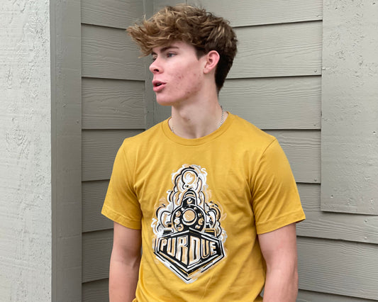 Purdue Boilermaker Special Unisex Short Sleeve Tee by Justin Patten (2 Colors)