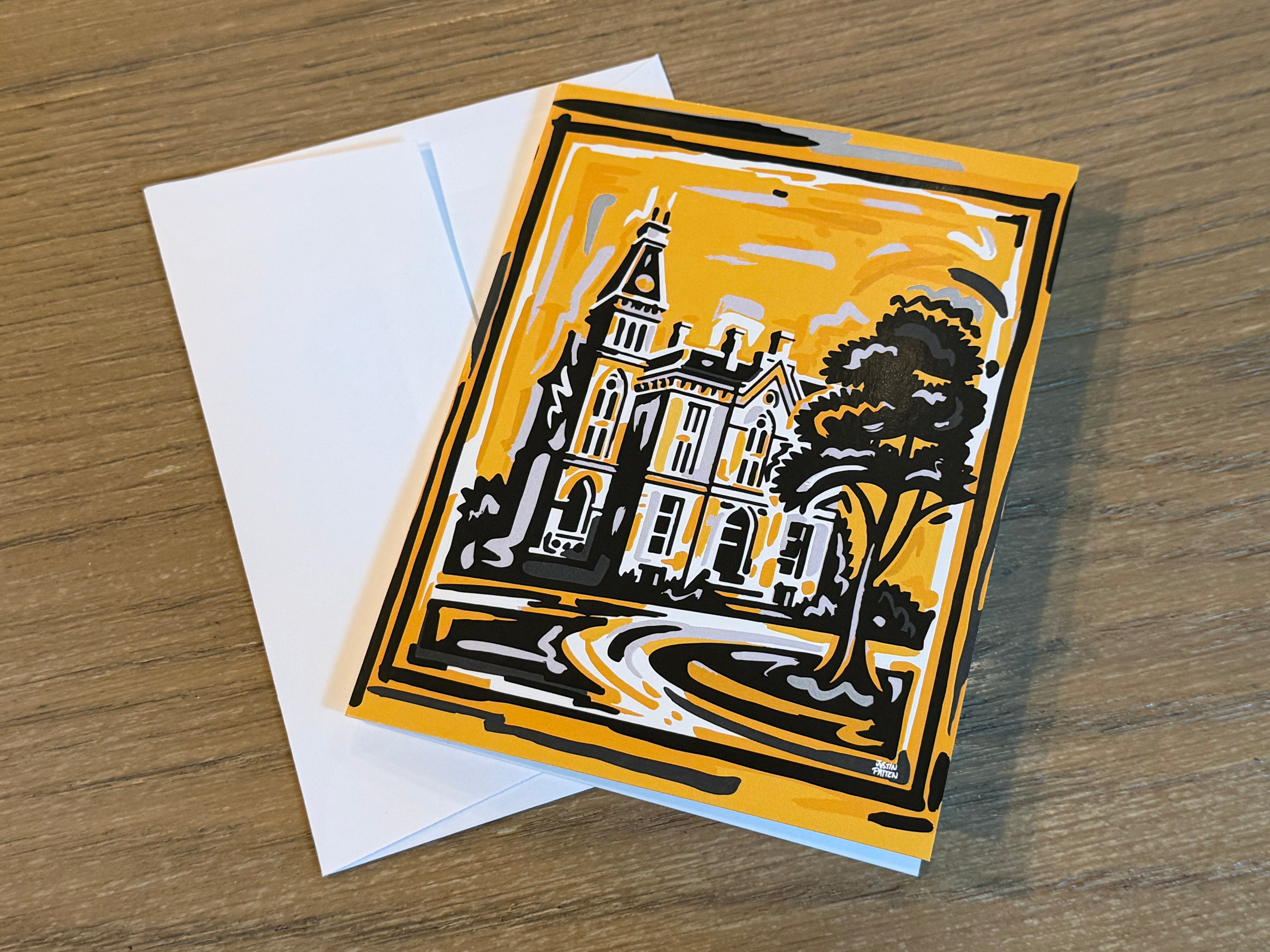 DePauw University Note Card Set of 6 by Justin Patten (Tigers)