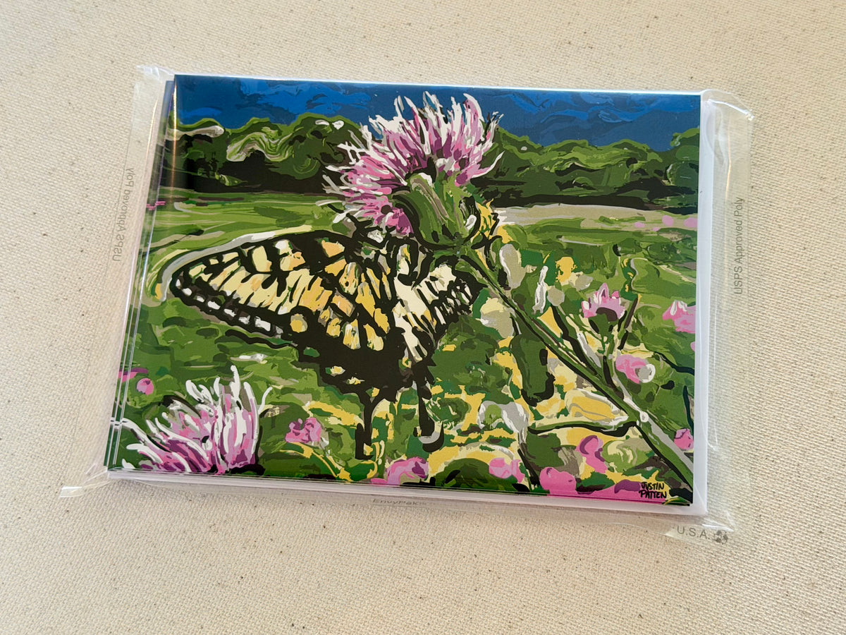 Butterfly Note Card Set of 6 by Justin Patten