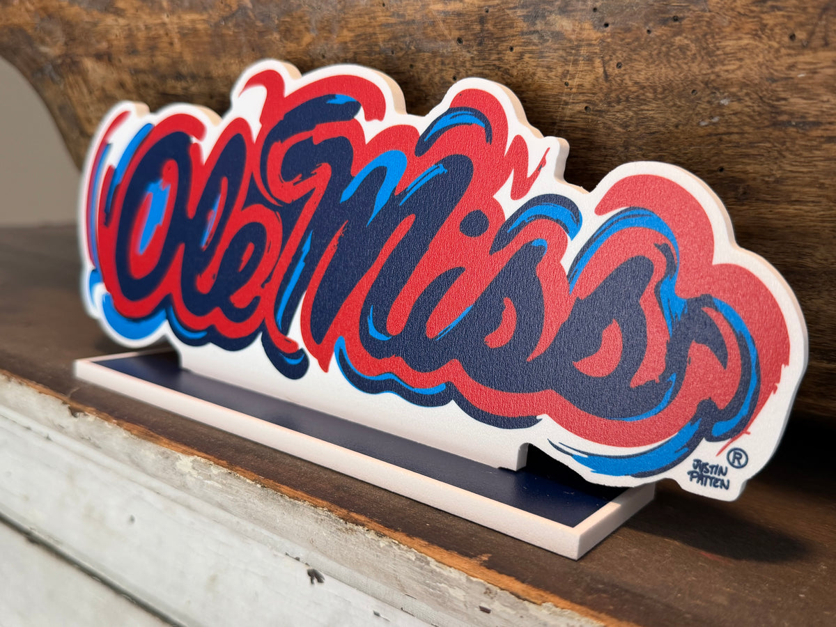University of Mississippi Ole Miss Standee by Justin Patten