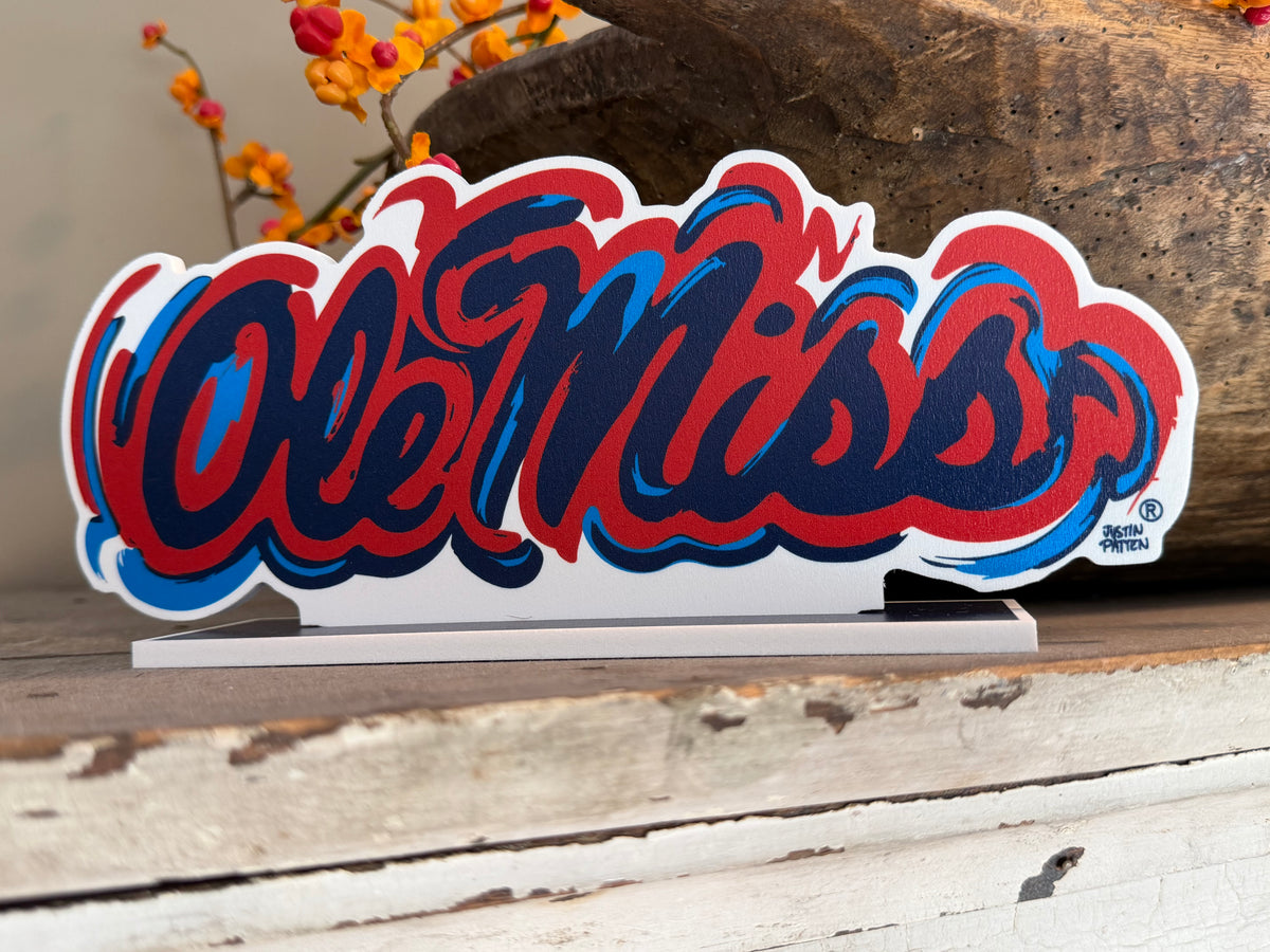 University of Mississippi Ole Miss Standee by Justin Patten