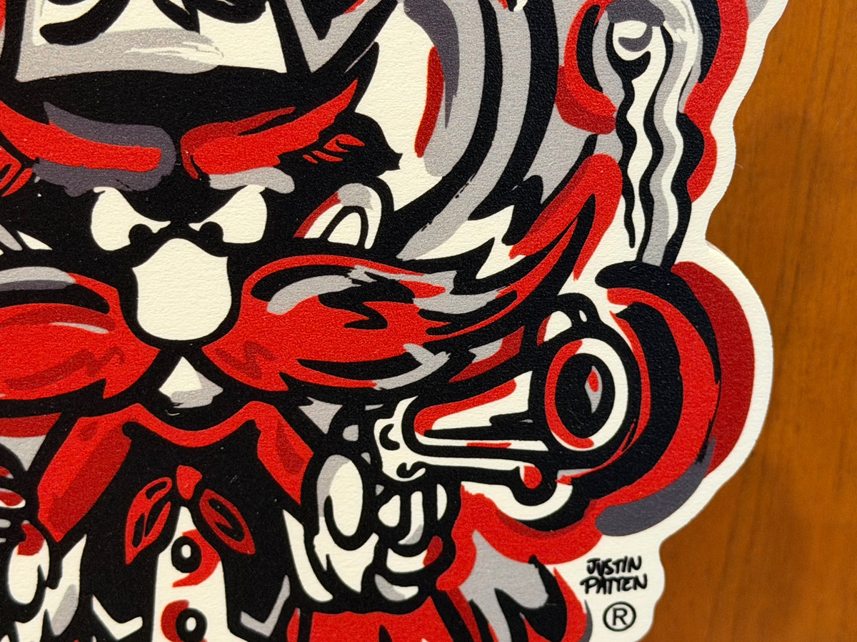 Texas Tech University Raider Red Standee by Justin Patten (The Guns, Guns Up, The Masked Raider, CLC)