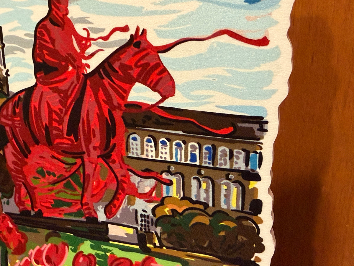 Texas Tech University "Riding into the Sunset" Standee by Justin Patten (Soapsuds, The Guns, Guns Up, The Masked Raider, CLC)