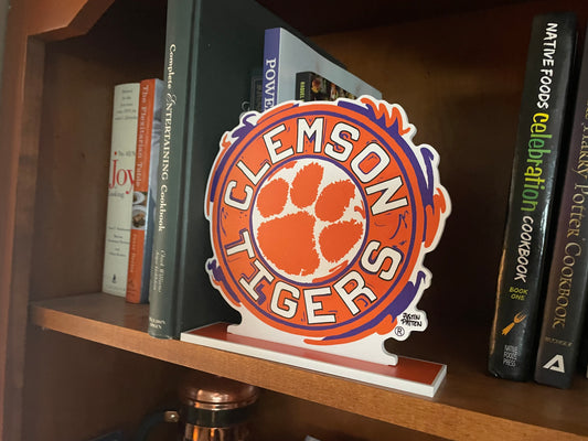 Clemson University Paw Standee by Justin Patten