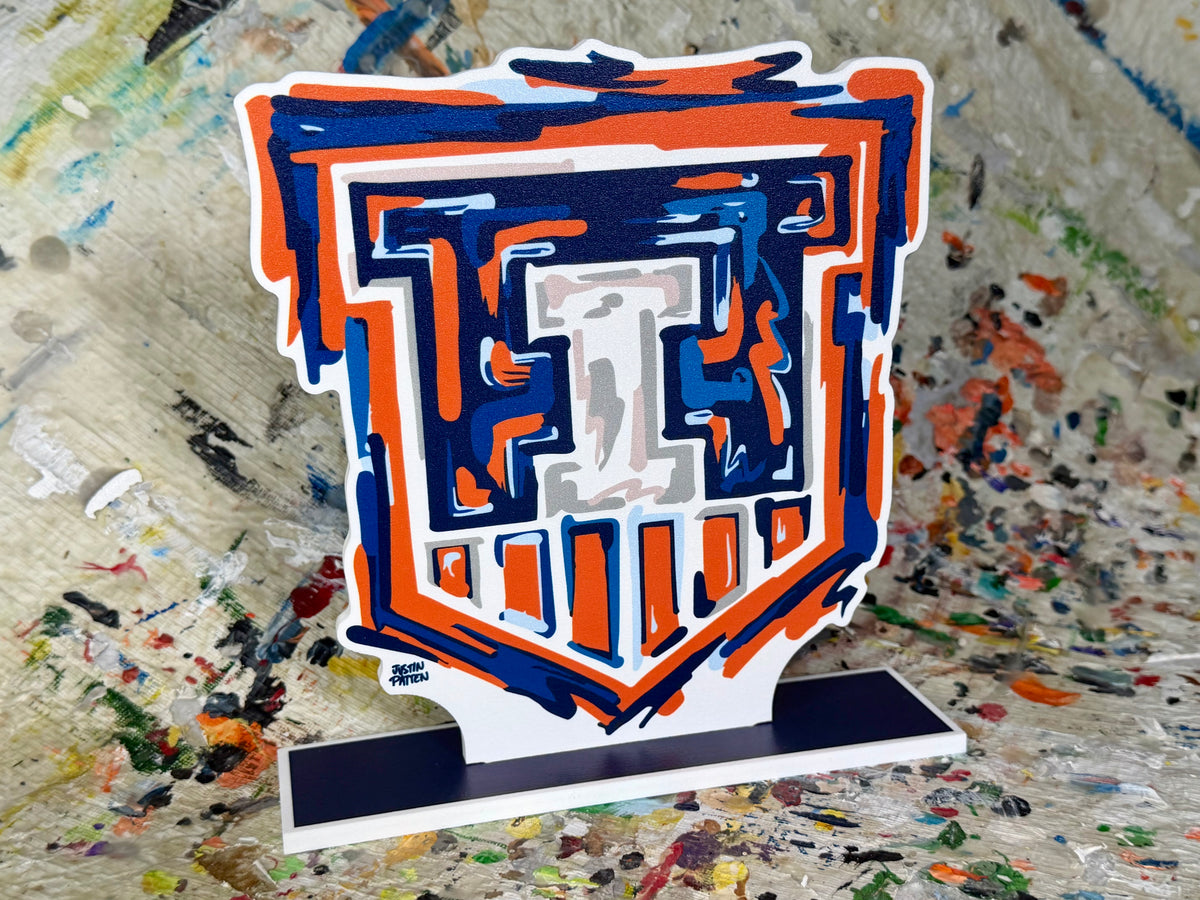 University of Illinois I Shield Standee by Justin Patten (Urbana-Champaign, Fighting Illini, CLC)