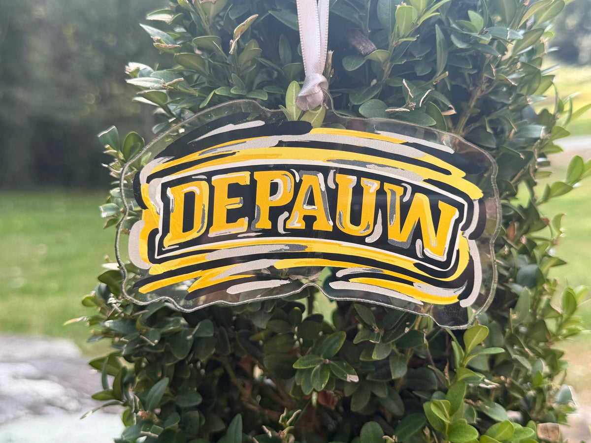 DePauw University Ornament by Justin Patten (Tigers, CLC)