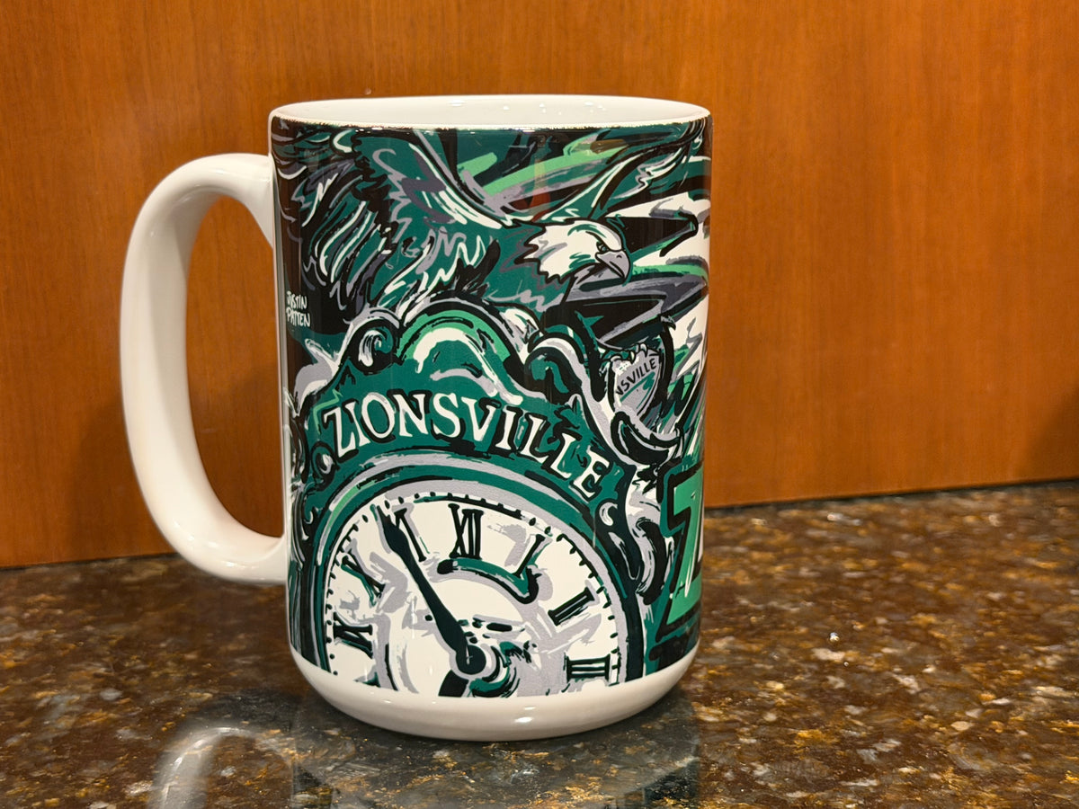 Zionsville Ceramic Mug by Justin Patten (Zionsville Indiana)