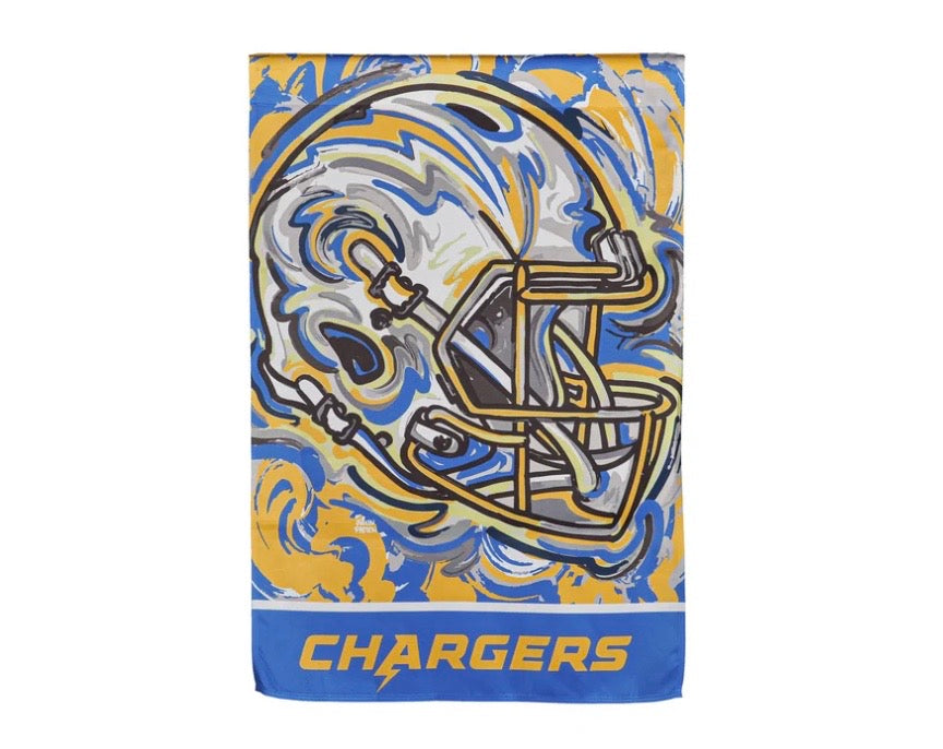 Los Angeles Chargers House Flag 29" x 43" by Justin Patten