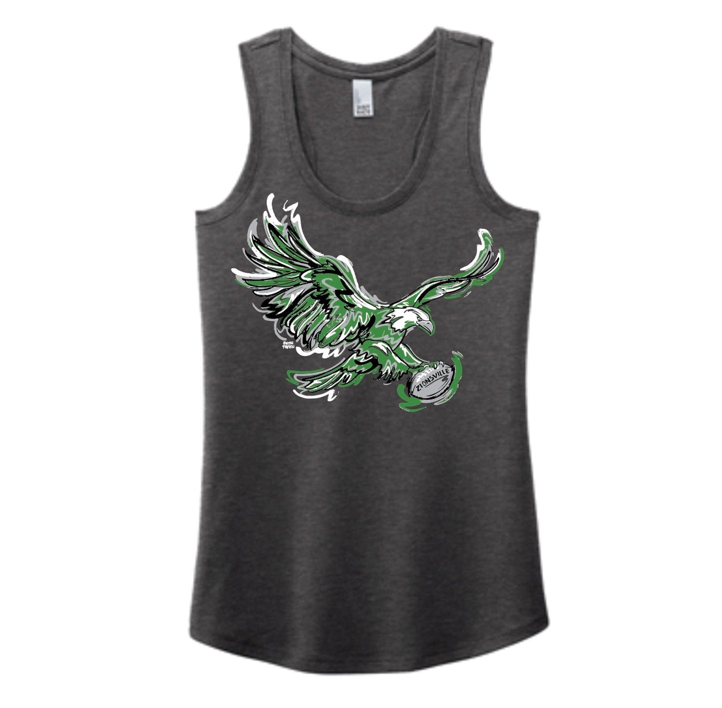 Zionsville Eagle Football Tank by Justin Patten (1 Color)