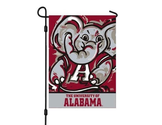 University of Alabama Mascot Garden Flag 12" x 18" by Justin Patten