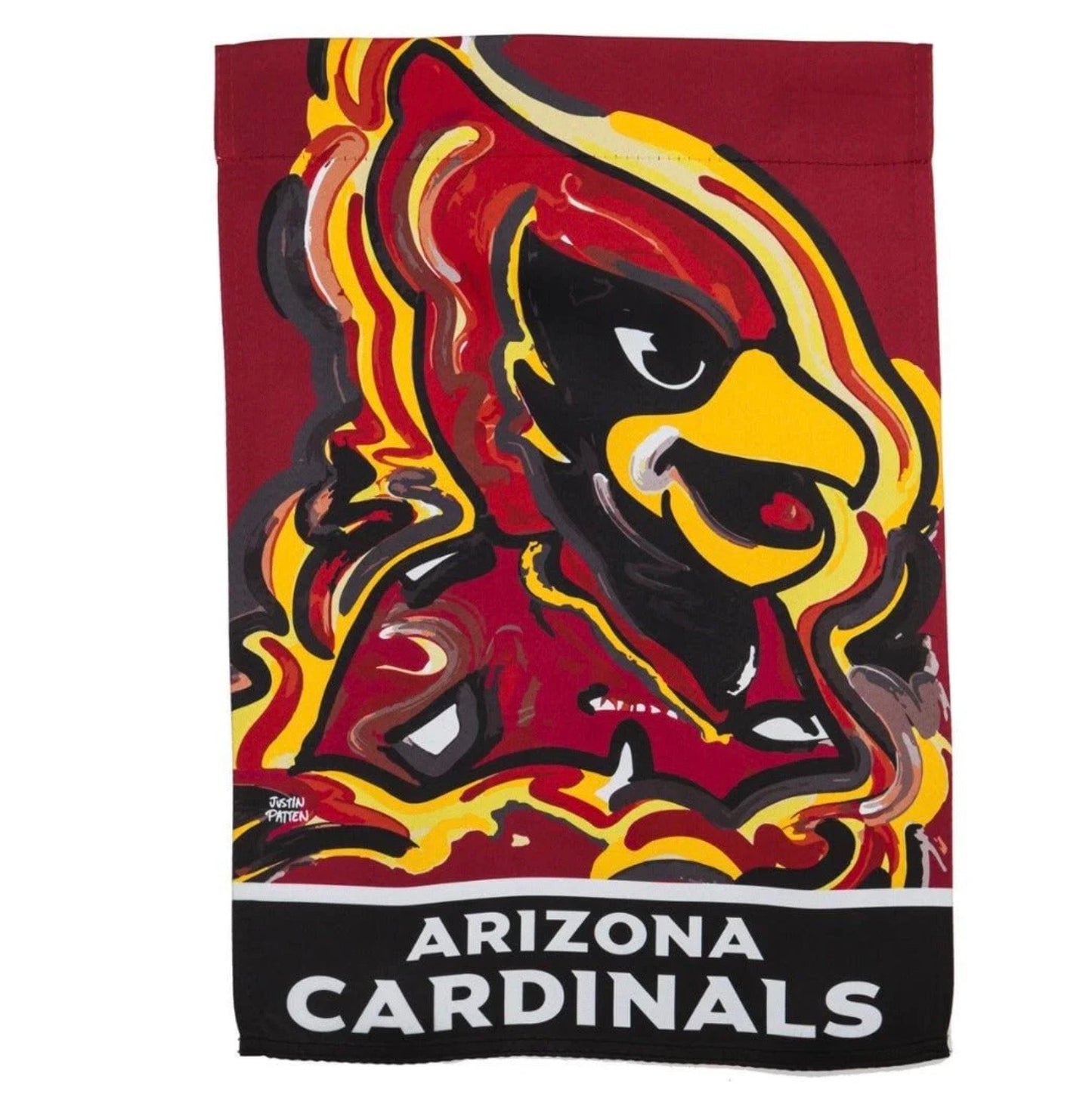 Arizona Cardinals Mascot Garden Flag 12" x 18" by Justin Patten