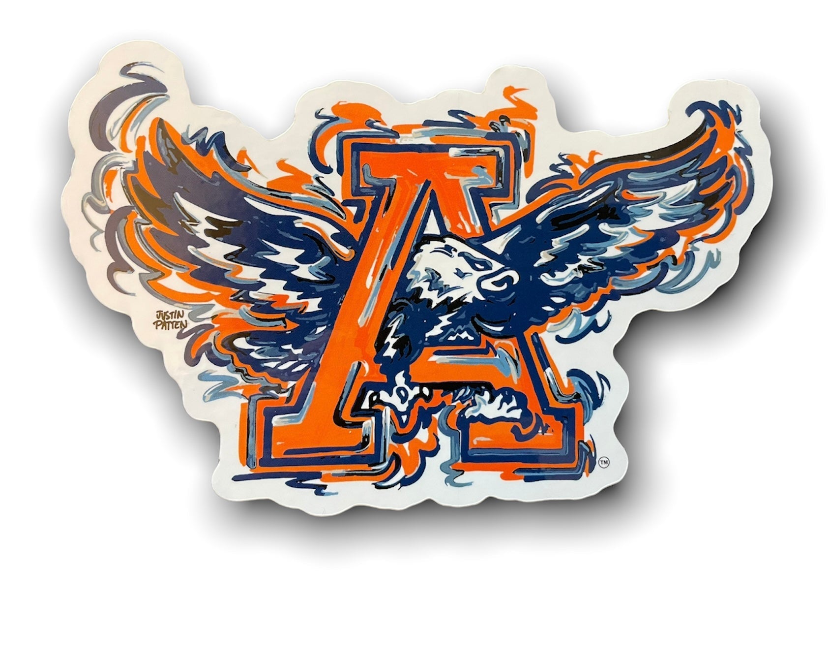 Auburn University War Eagle Vinyl Sticker by Justin Patten