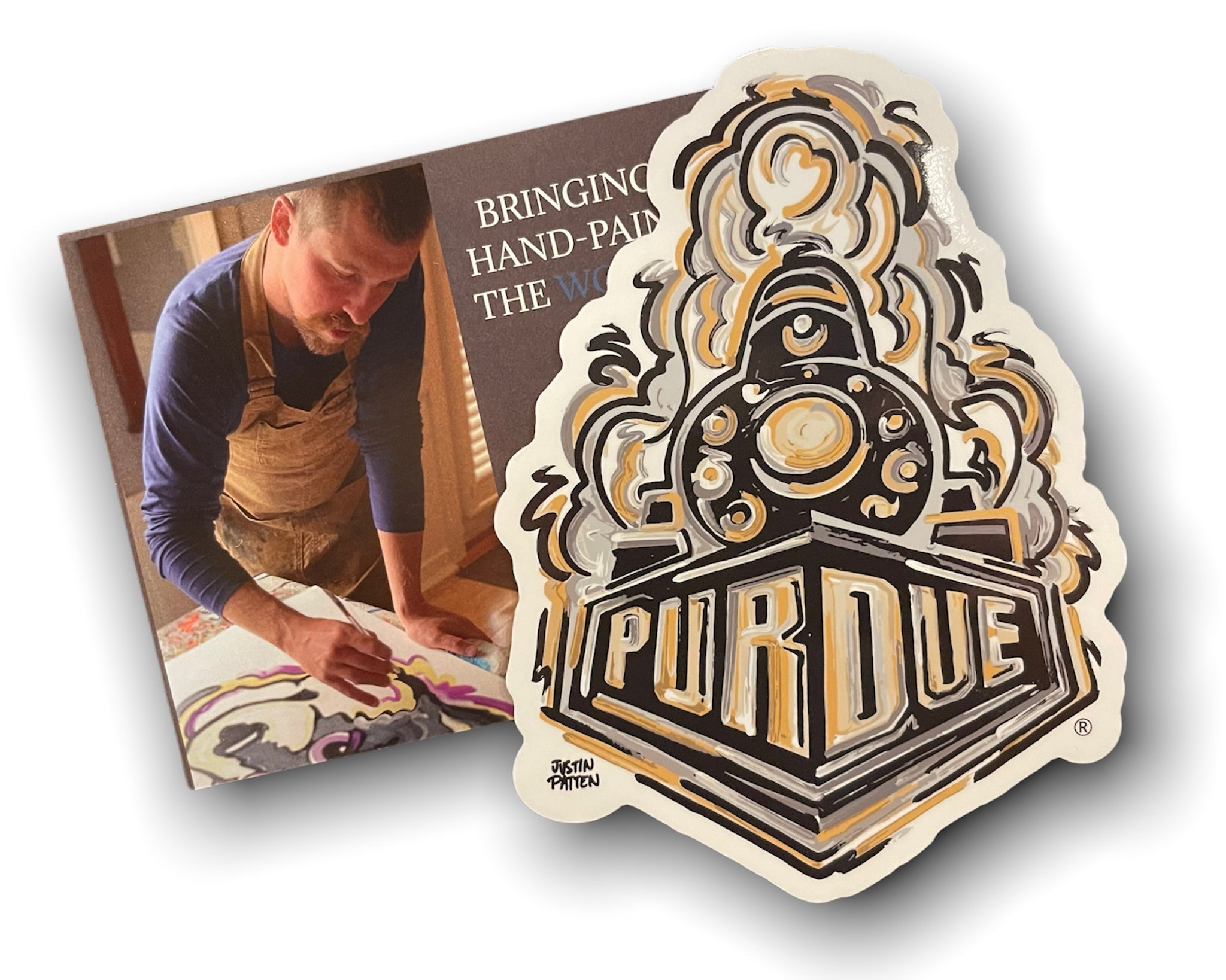 Purdue Boilermaker Special Magnet by Justin Patten