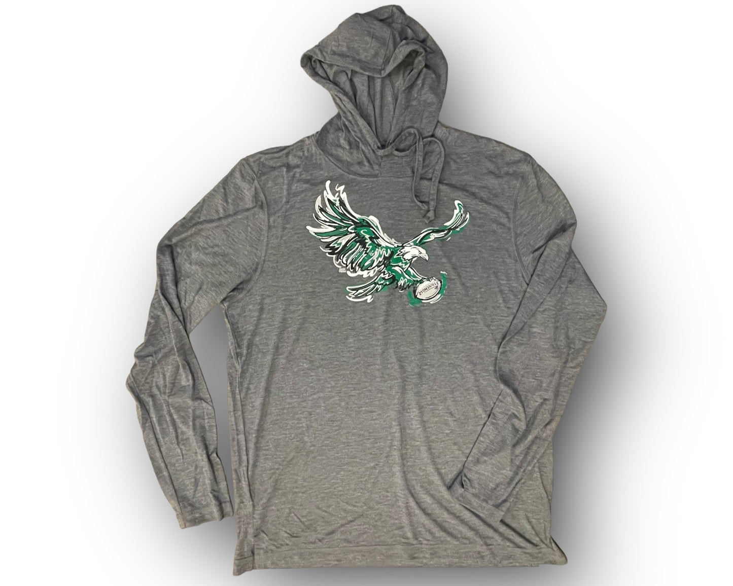 Zionsville Eagle Football Unisex Hooded Tee by Justin Patten (1 Color)