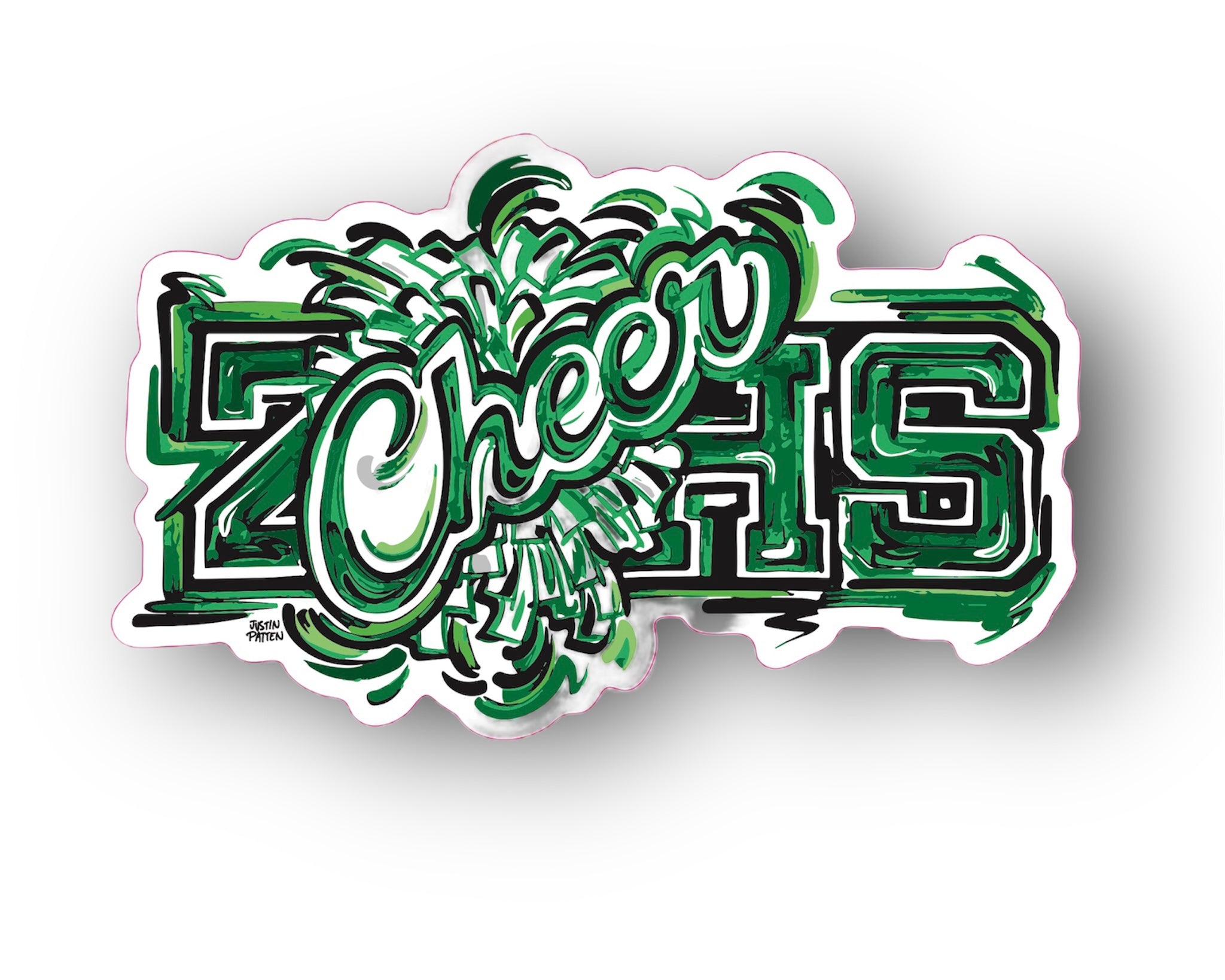 Zionsville Indiana Cheer Sticker by Justin Patten