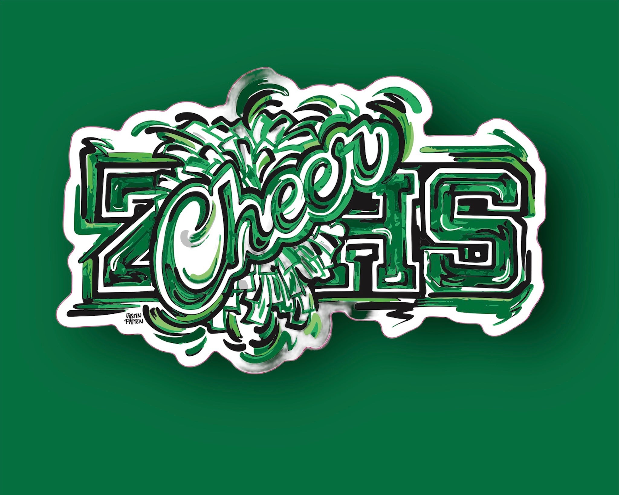 Zionsville Indiana Cheer Sticker by Justin Patten