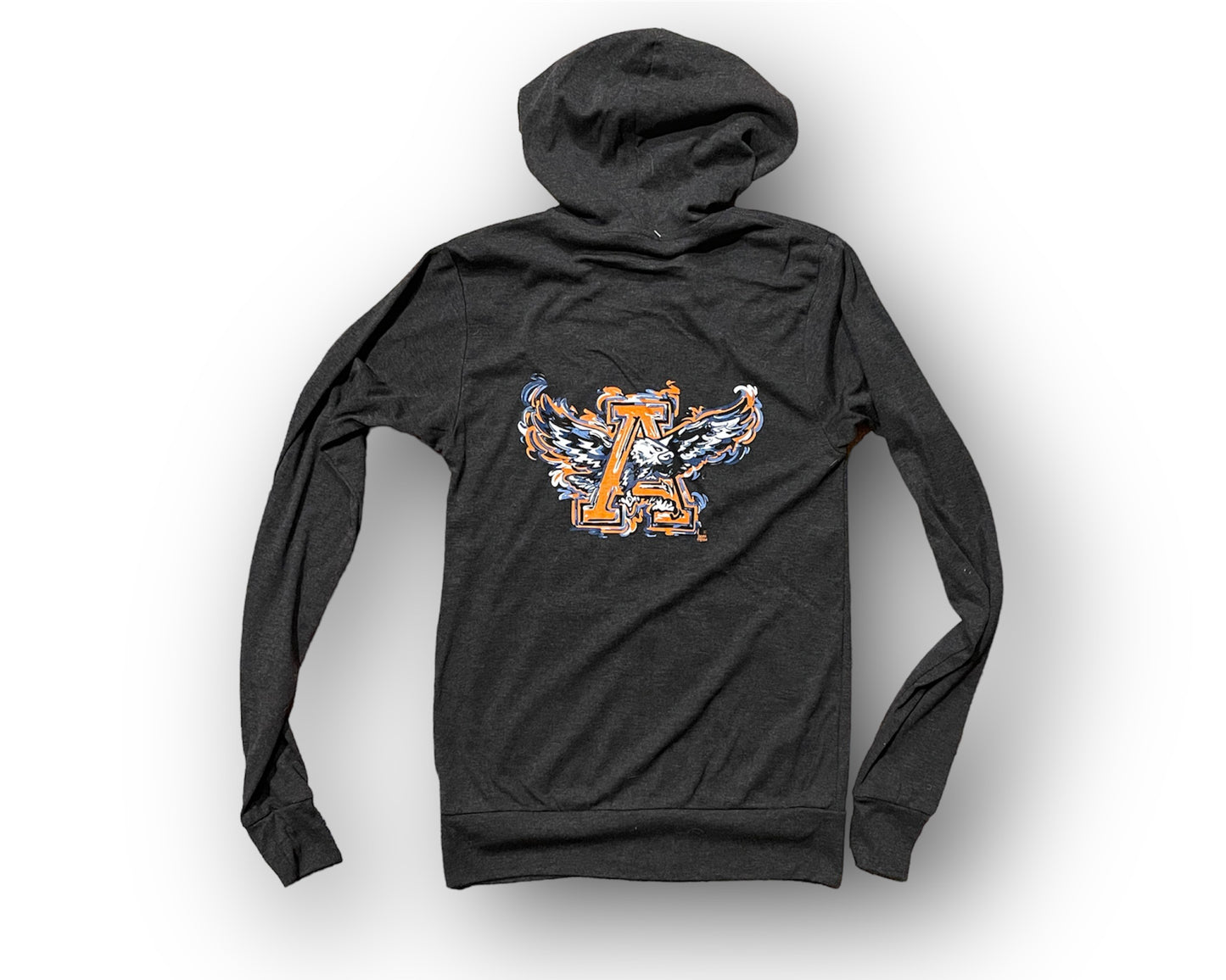 Auburn University War Eagle Unisex Zip Up Hoodie by Justin Patten