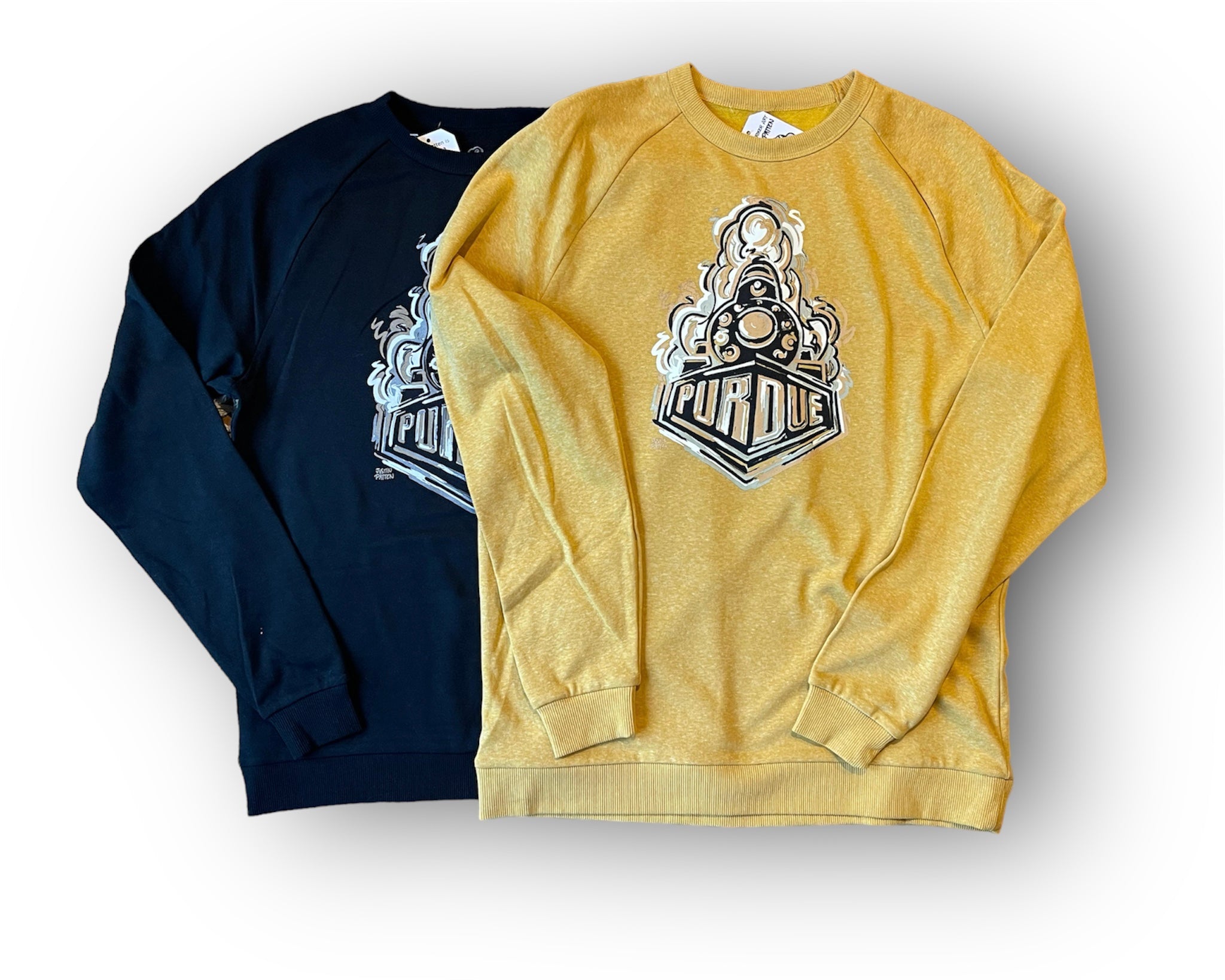 Purdue Boilermaker Special Unisex Fleece Crew by Justin Patten (2 Colors)