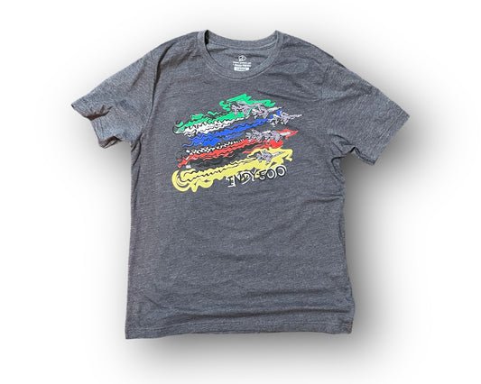 Indianapolis Motor Speedway Flyover Tee by Justin Patten